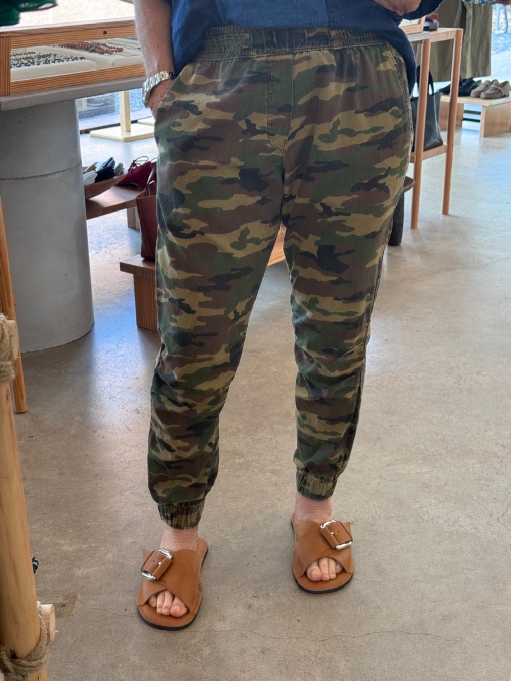 NSF Camouflage Joggers in Cotton Medium
